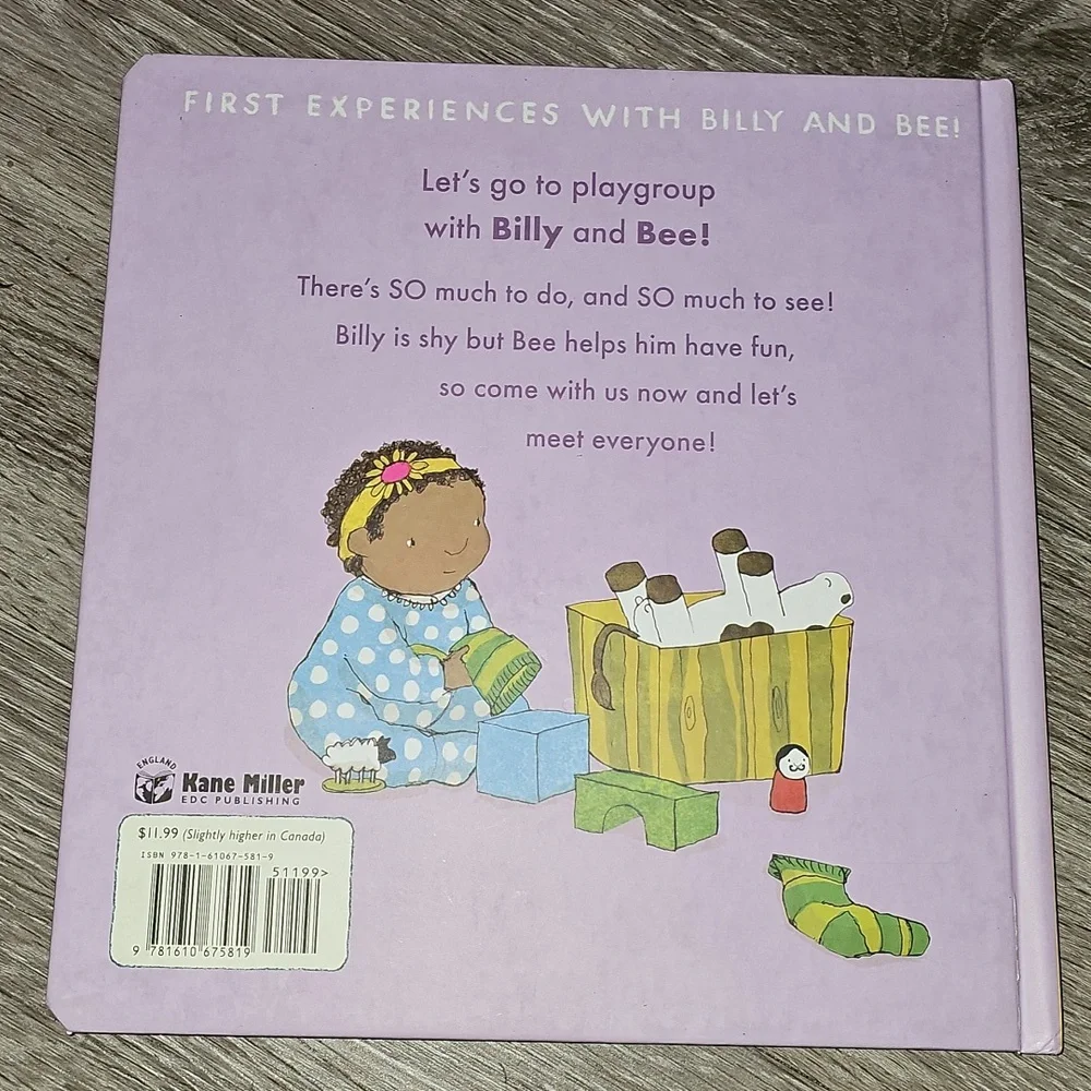 Let's Go to Playgroup! Kids Book. Hard Cover, hard pages for kids!